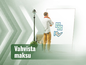 Maksun vahvistaminen ja nettikasinolle siirtyminen