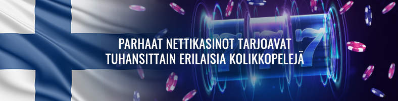 Parhaat nettikasinot tarjoavat tuhansittain erilaisia kolikkopelejä?